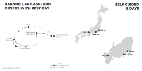 Hakone Relaxing Mountain Trails & Lake Ashi in Style - 5 Days map.png